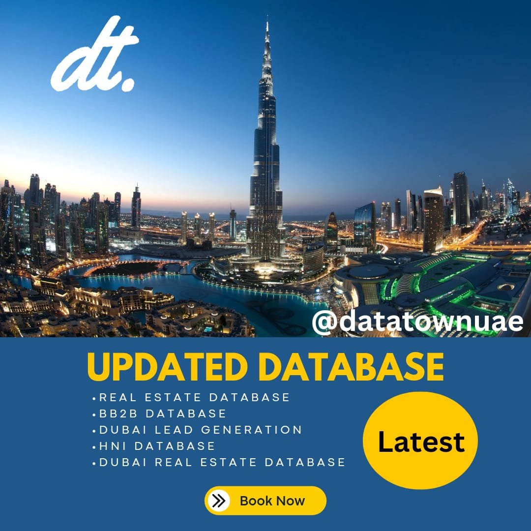 Dubai Real Estate Market with Updated Databases 2024